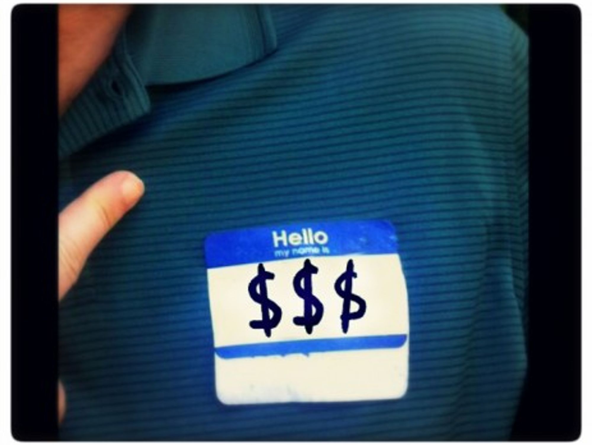 From name tag to price tag