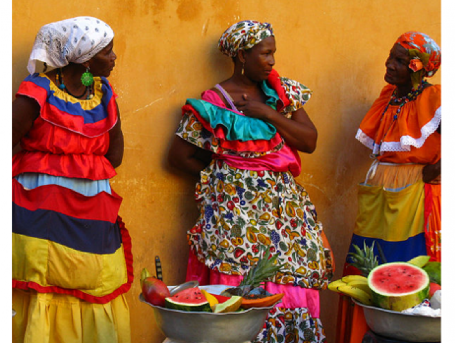 Fruit sellers in Cartegna