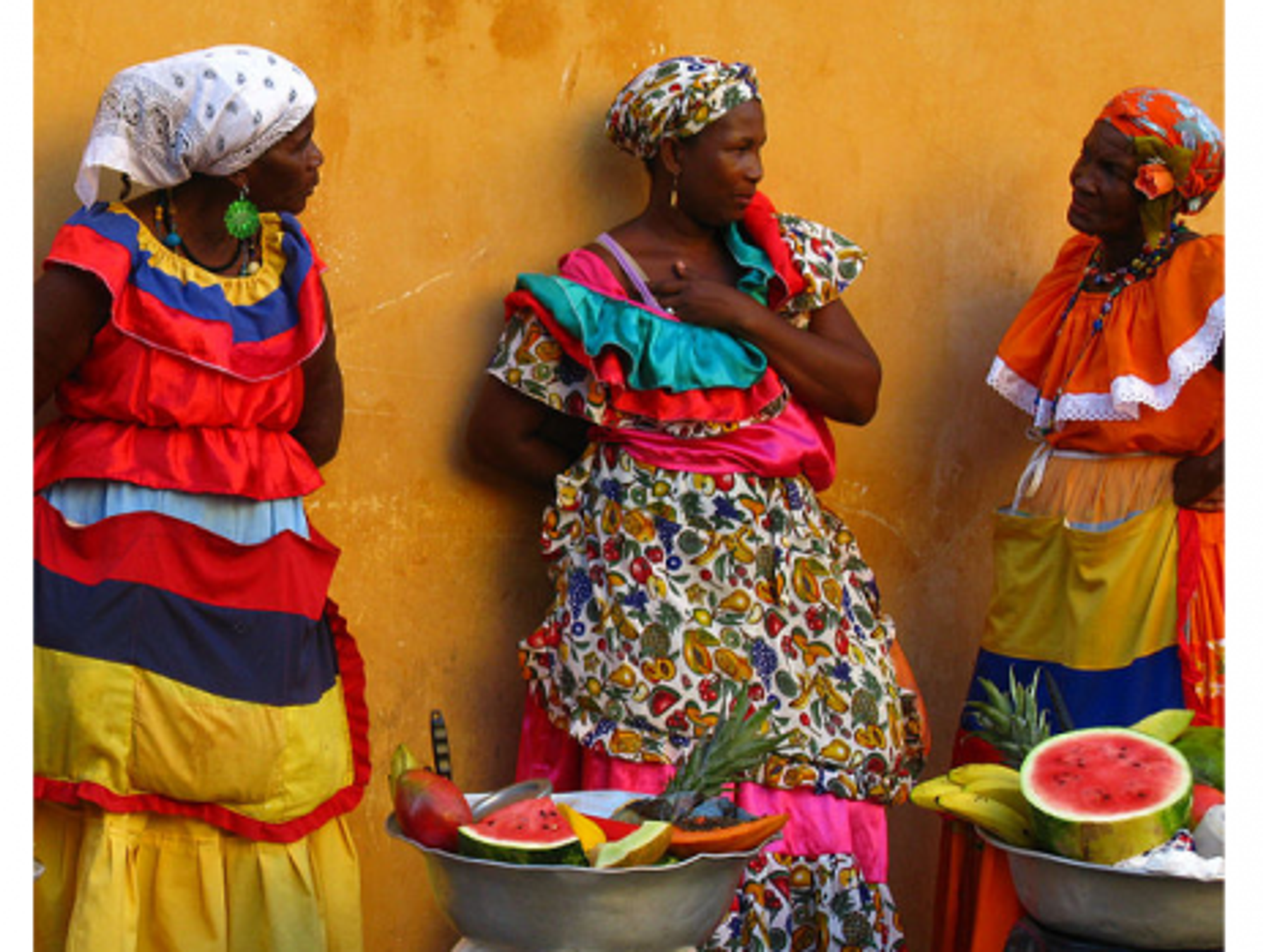 Fruit sellers in Cartegna