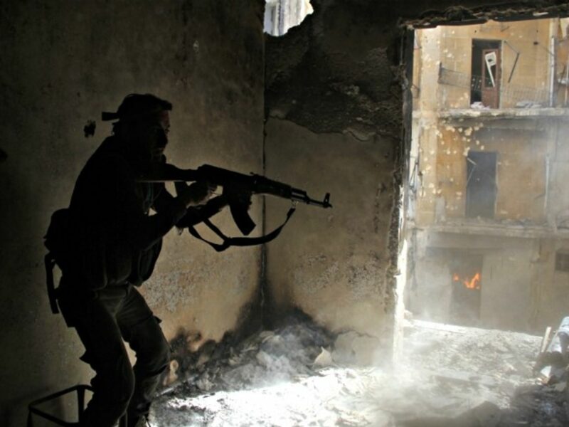 FSA soldier in Aleppo on Aug. 16