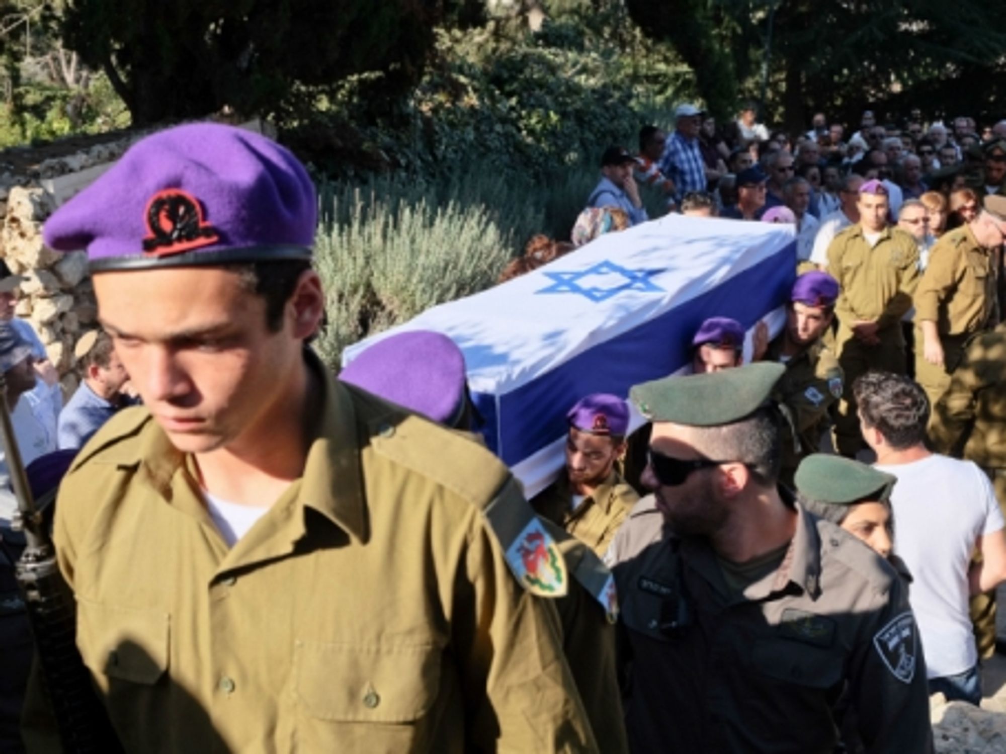 Funeral of a 20-year-old IDF soldier killed in Gaza