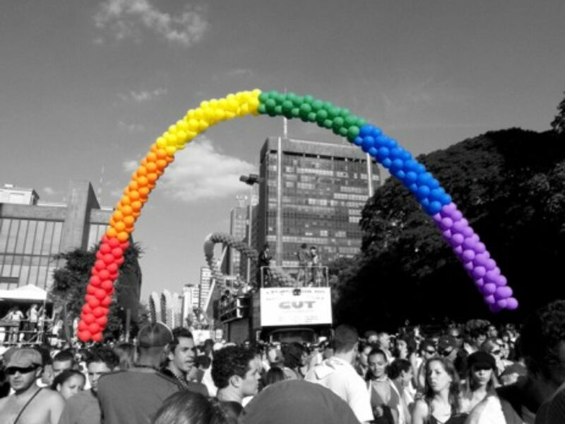 Gay Parade in Sao Paulo
