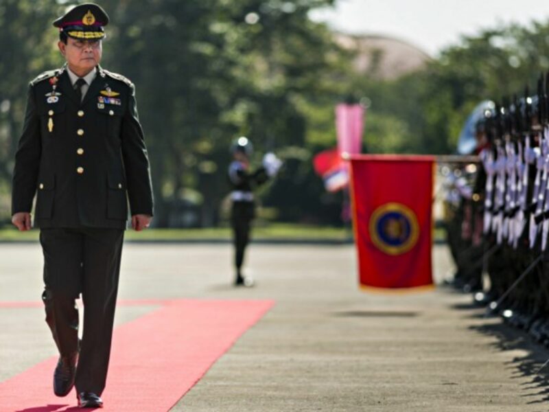 General Prayut Chan-o-cha in Nakhon Nayok, Thailand