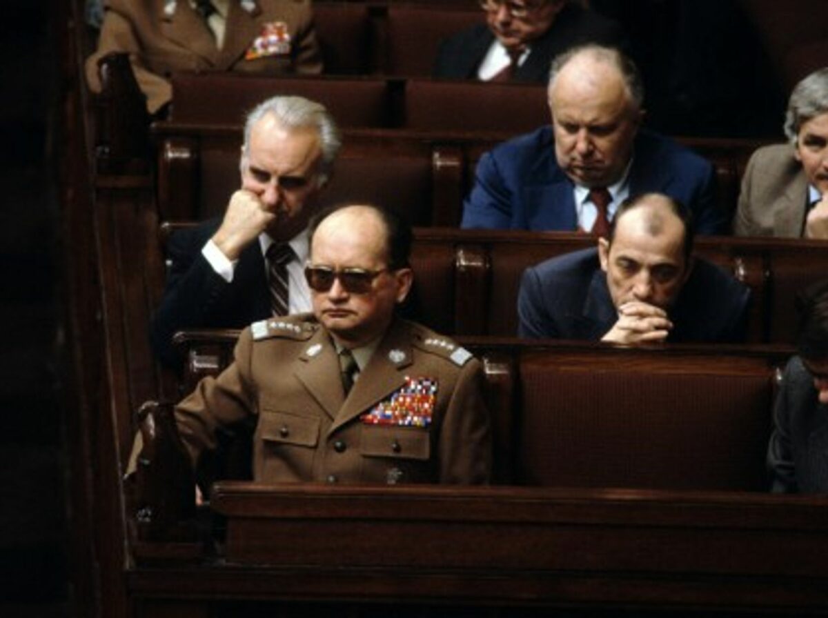 General Wojciech Jaruzelski in Warsaw in 1982