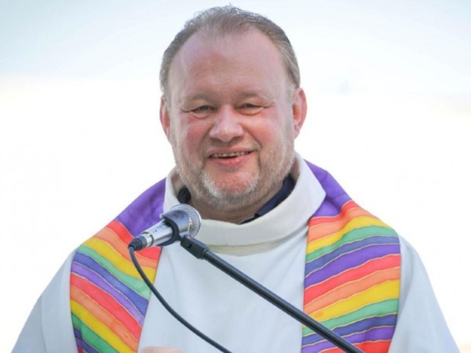 German Catholic priest Holger Allmenroeder.