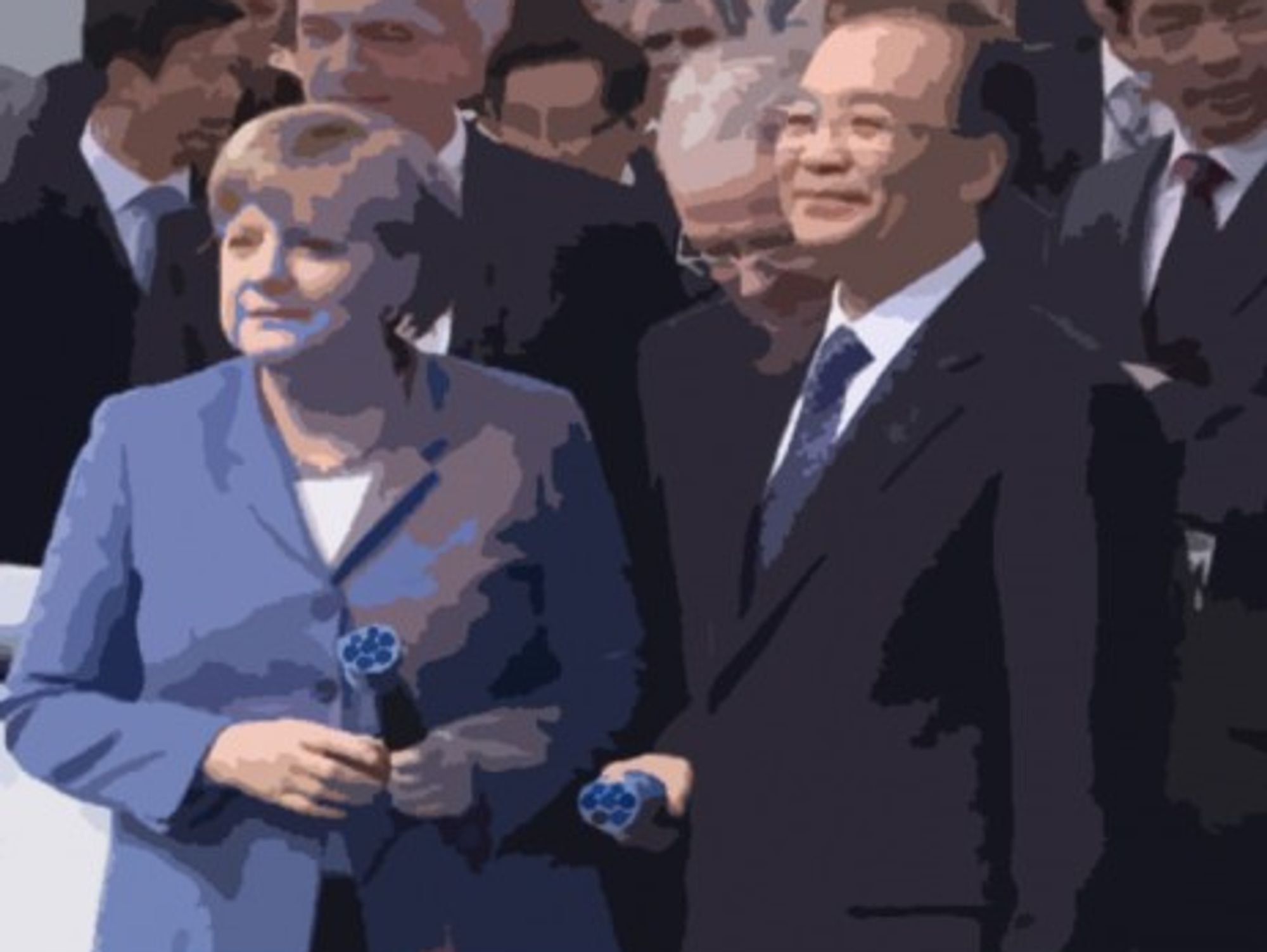 German Chancellor Angela Merkel and Chinese Premier Wen Jiabao set for a powerful link