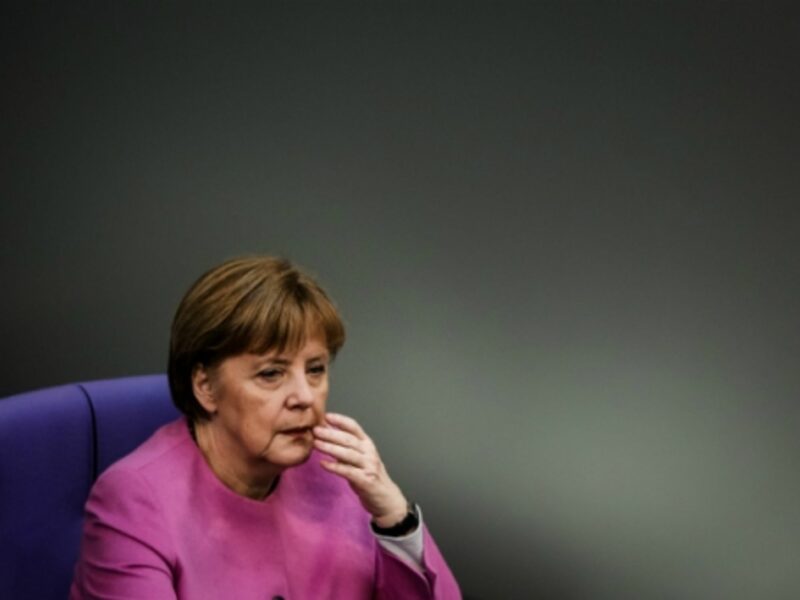 German Chancellor Angela Merkel in Berlin on March 16