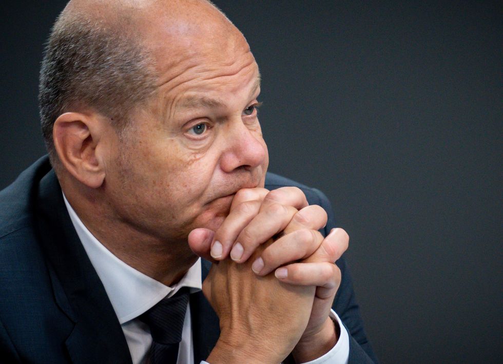 German Chancellor Olaf Scholz