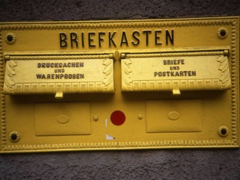 German postal box (Sludgegulper)