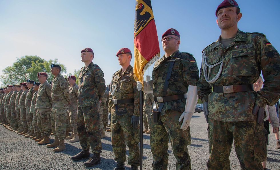 German troops