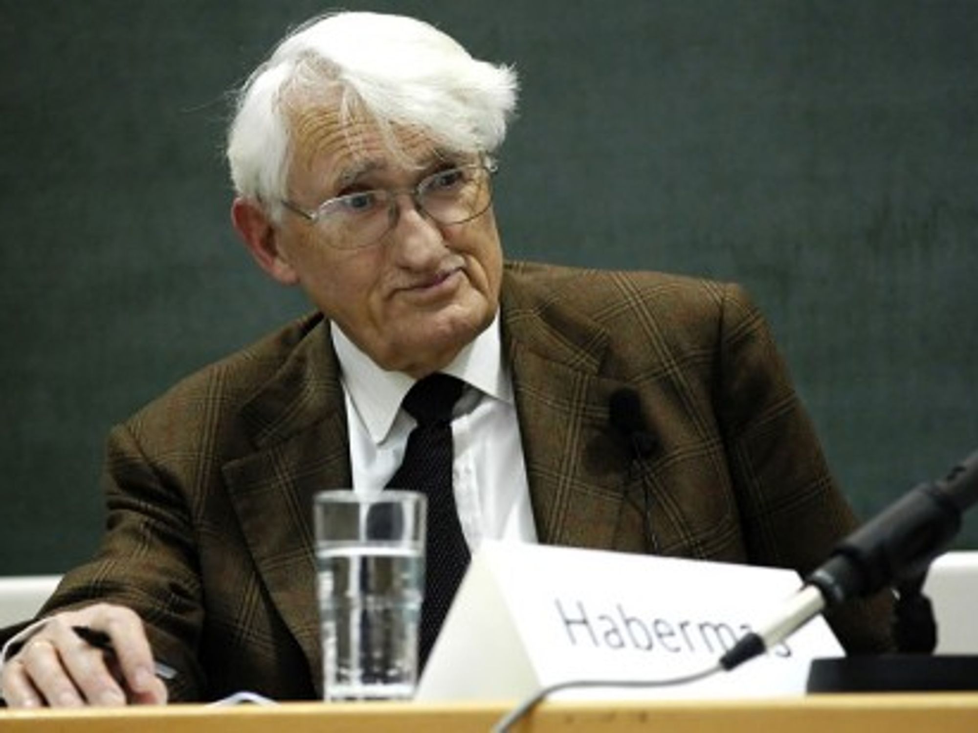 Germany's Jürgen Habermas, one of today's best-known thinkers