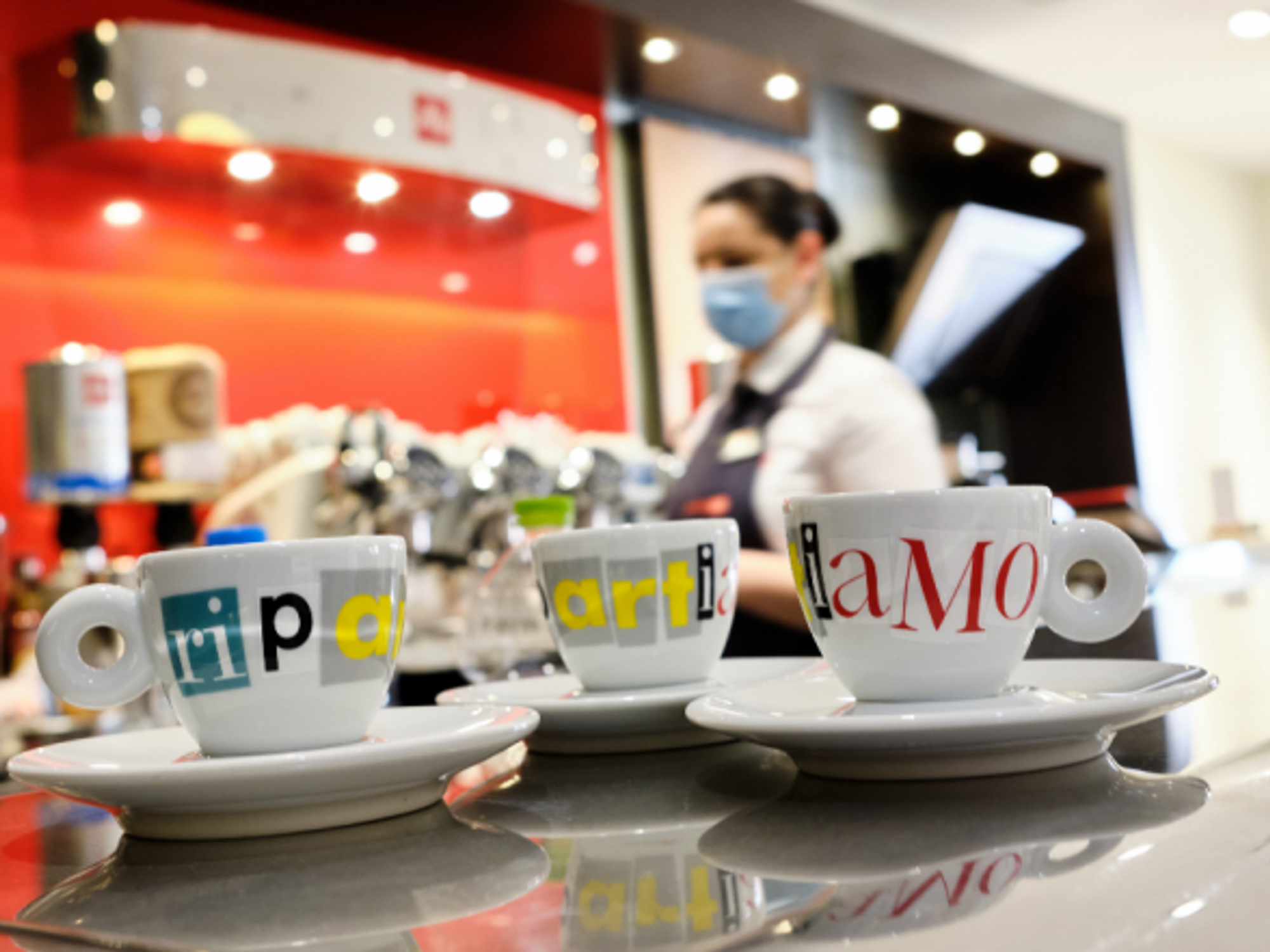 Getting a coffee in Rome