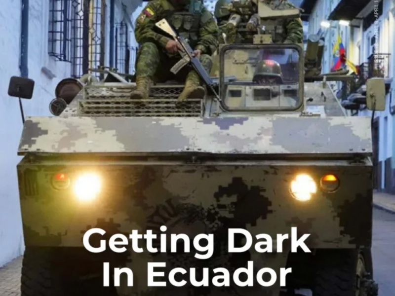 Getting Dark In Ecuador