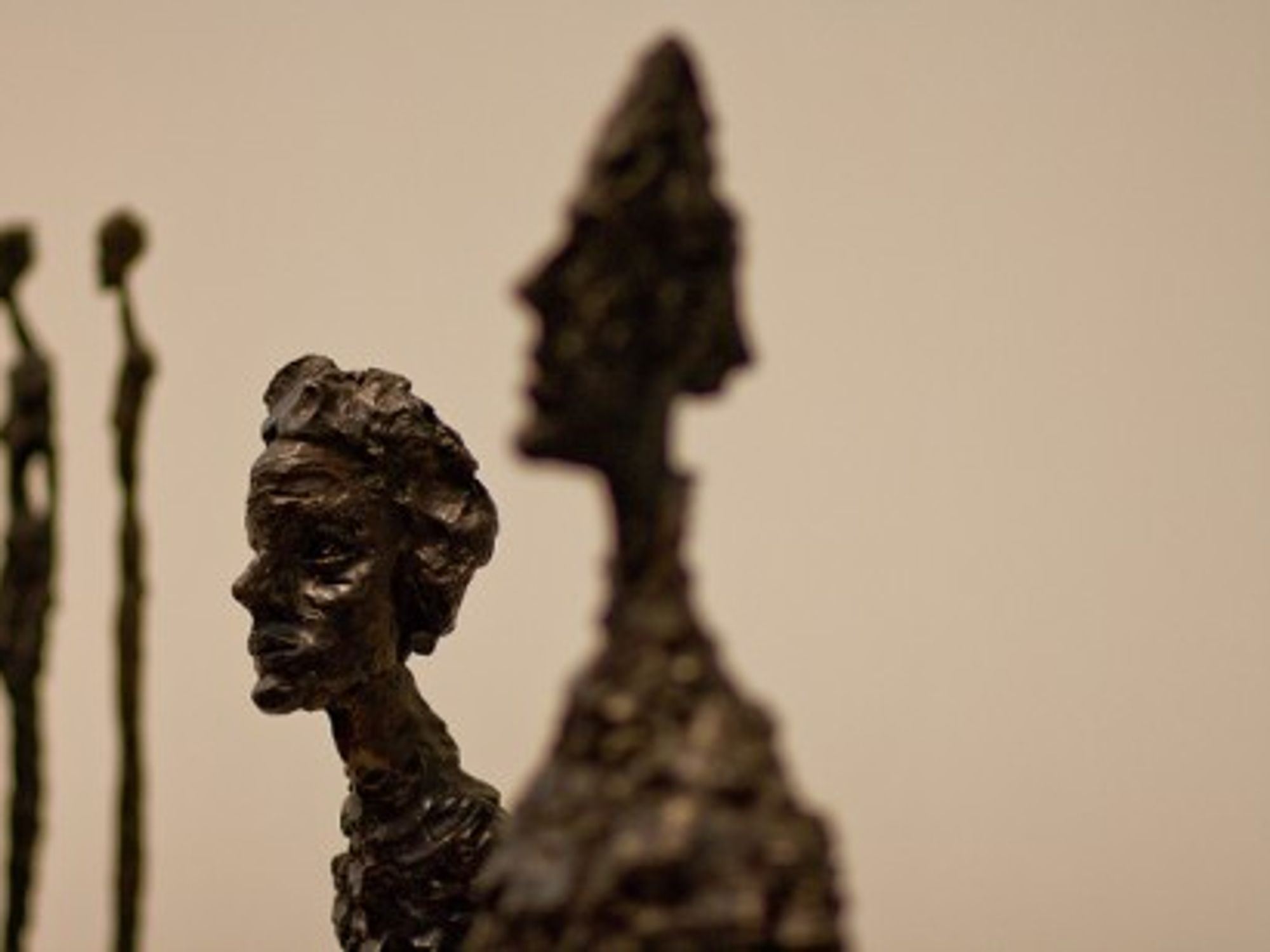 Giacometti sculptures Annette IV and Bust of Diego (mjk23)