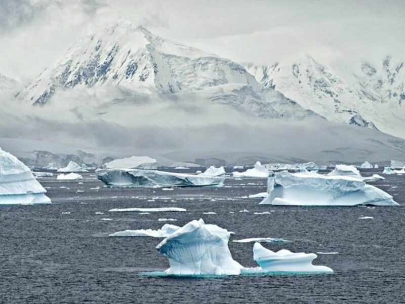 Glaciers in The Antarctica