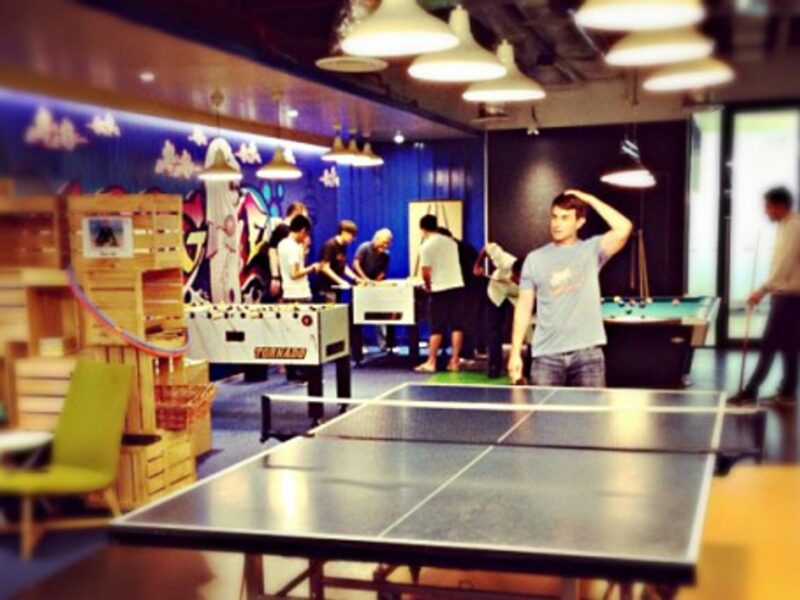Google HQ's games room