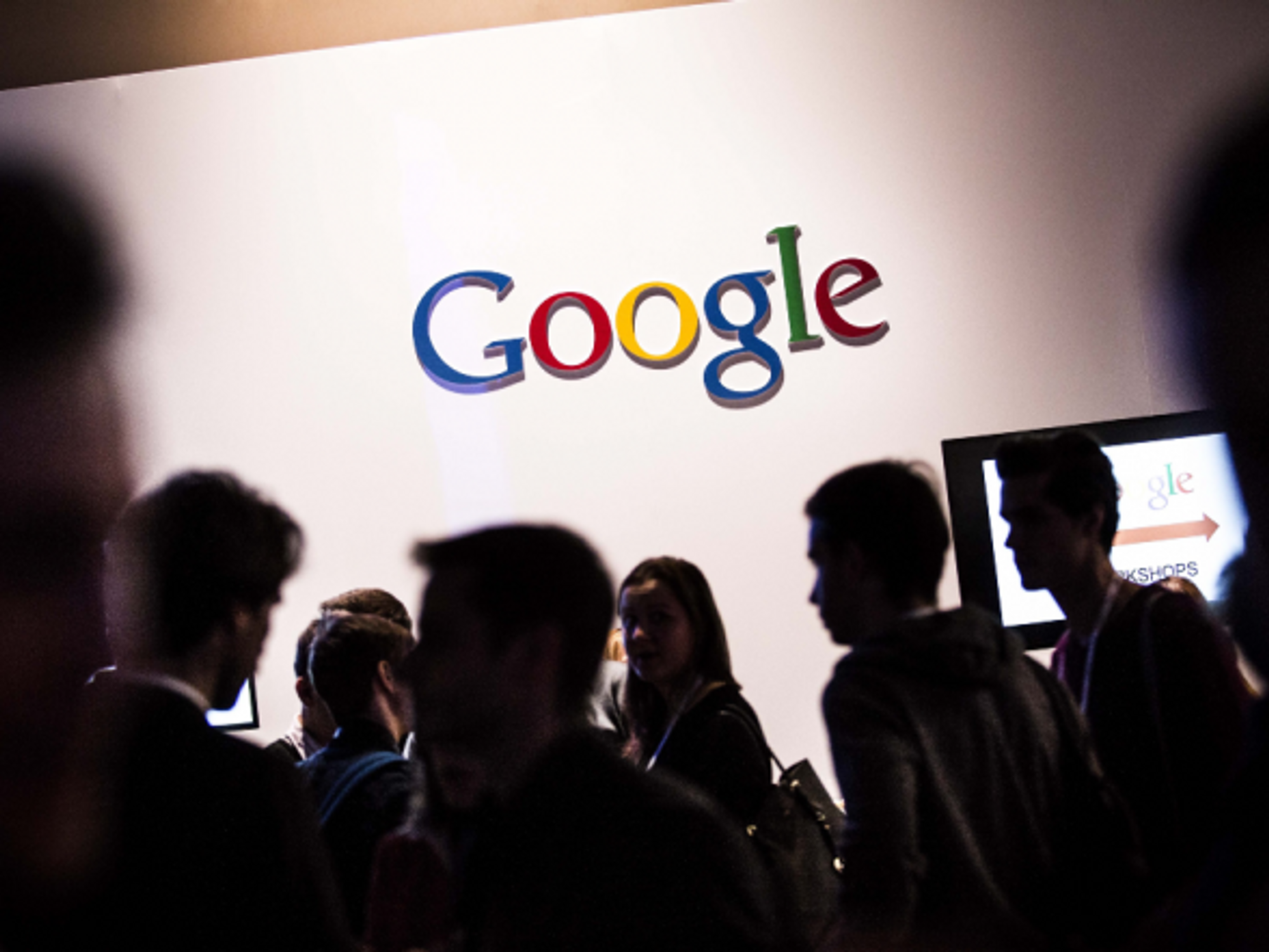 Google stand at the Paris Web salon
