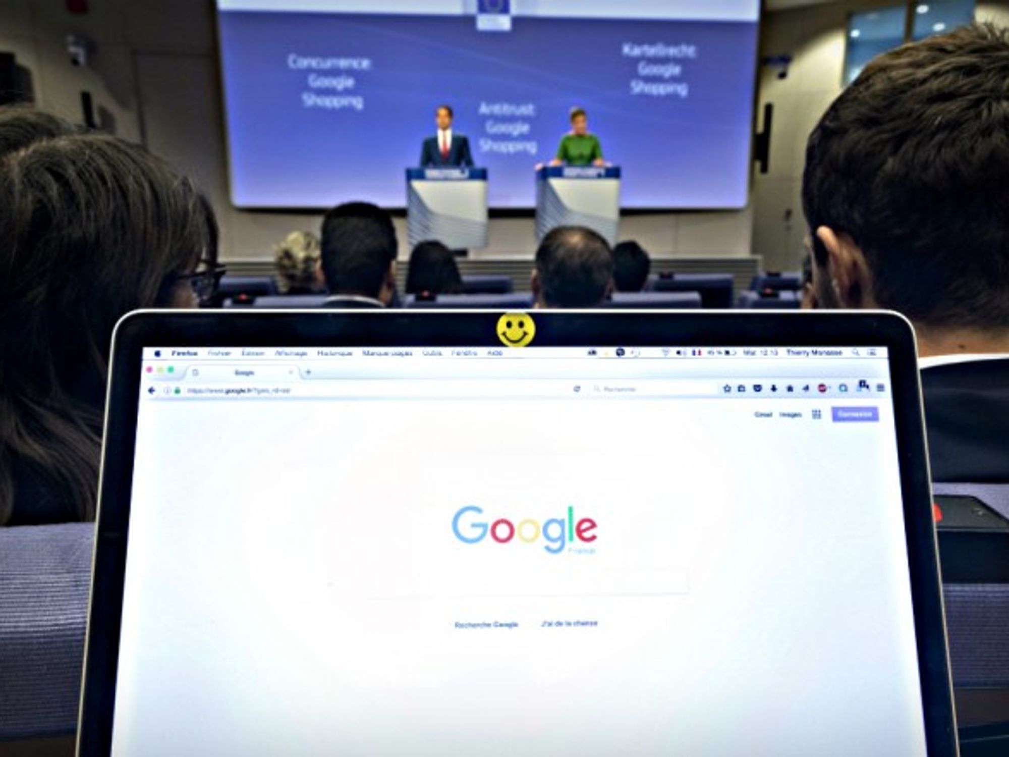 Googling at the EU Commission, as it slapped Google with a huge fine