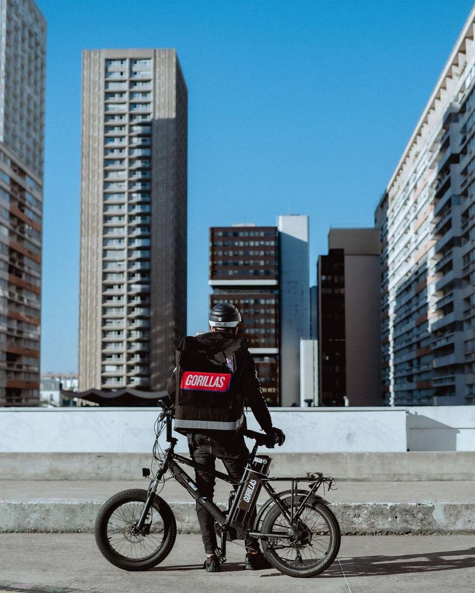 Gorillas is a German on-demand grocery delivery company