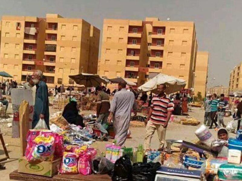 Government-built Al Asmarat neighborhood in Cairo, Egypt