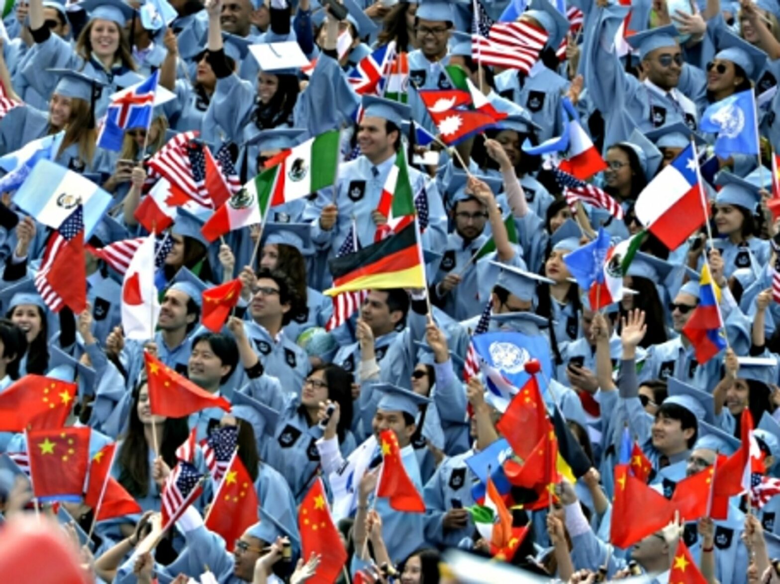 Graduation day at Columbia University on May 20