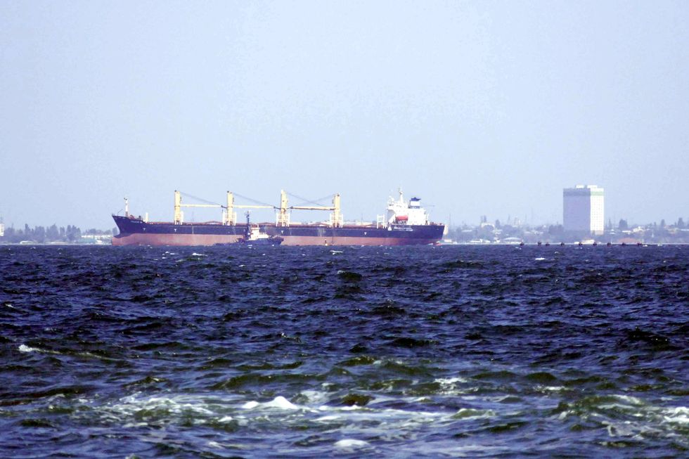 Grain shipment leaves Odessa