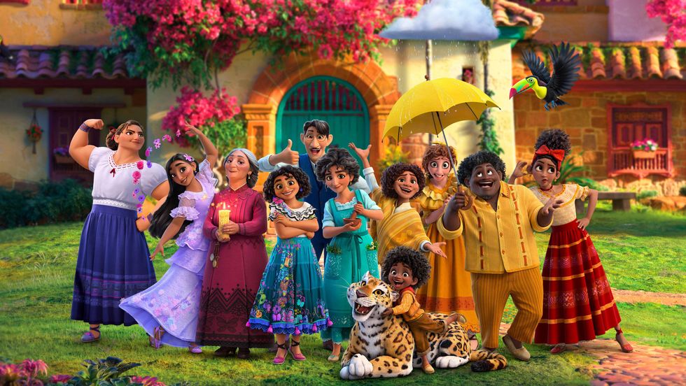 Group photo of Encanto's Madrigal family