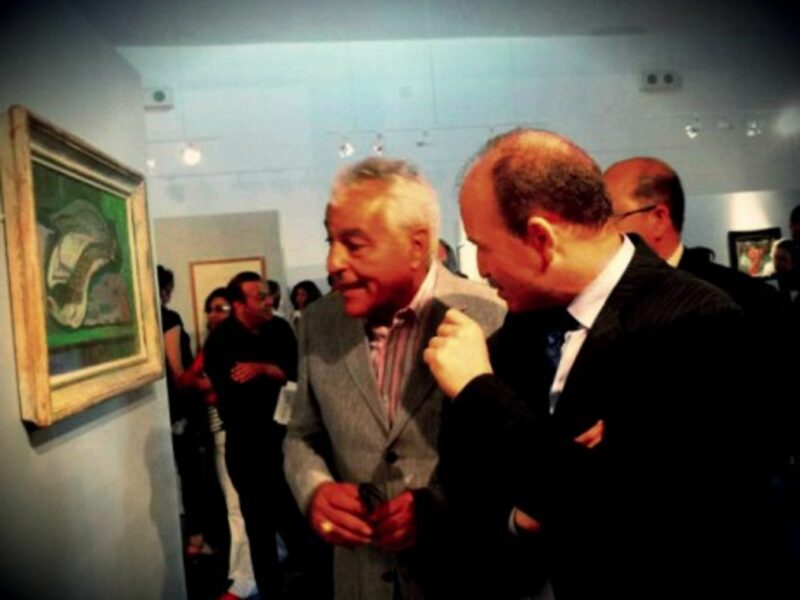Hamadi ChÃ©rif at the Otto Dix exhibition