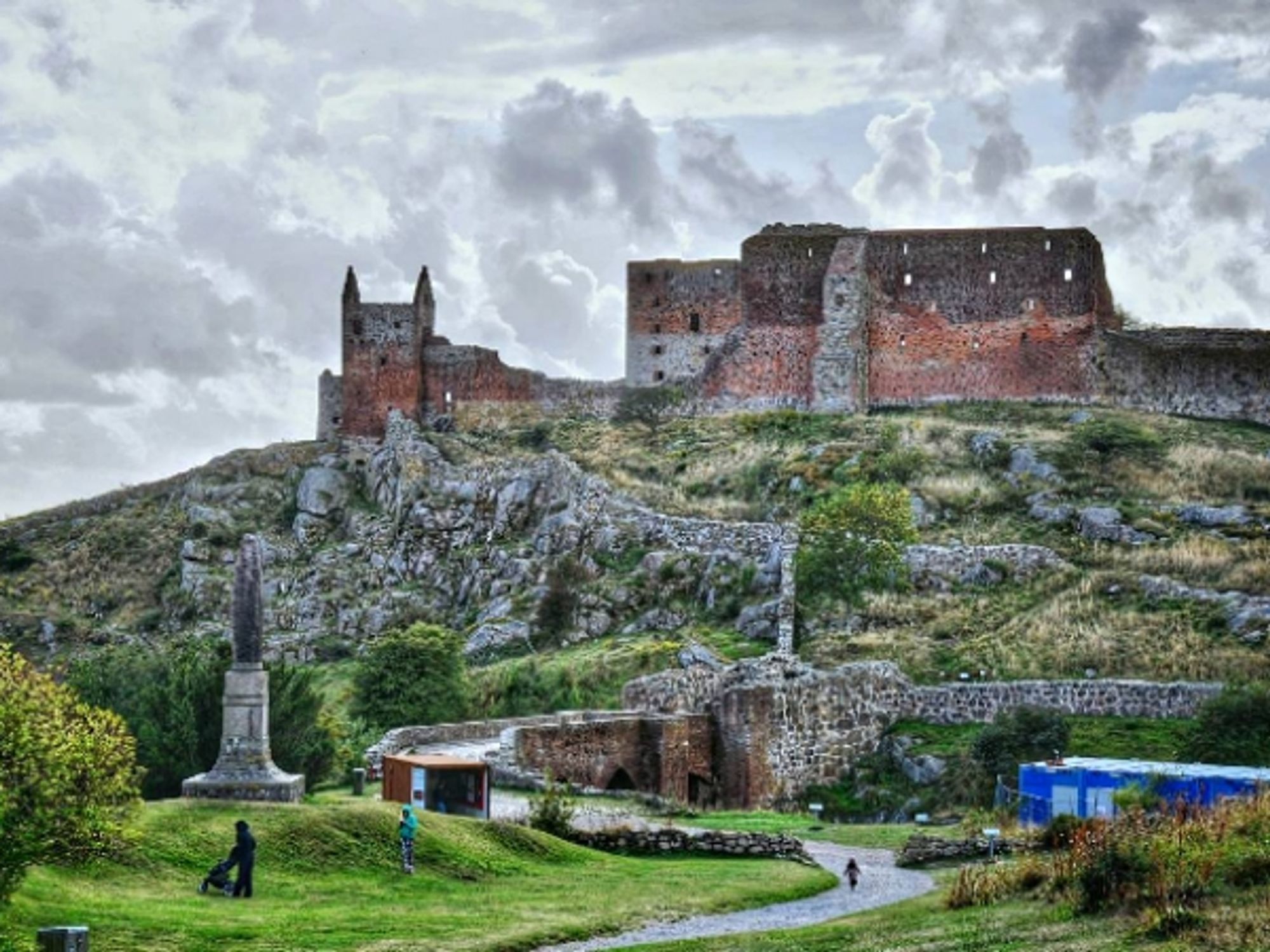 Hammershus fortress on Bornholm