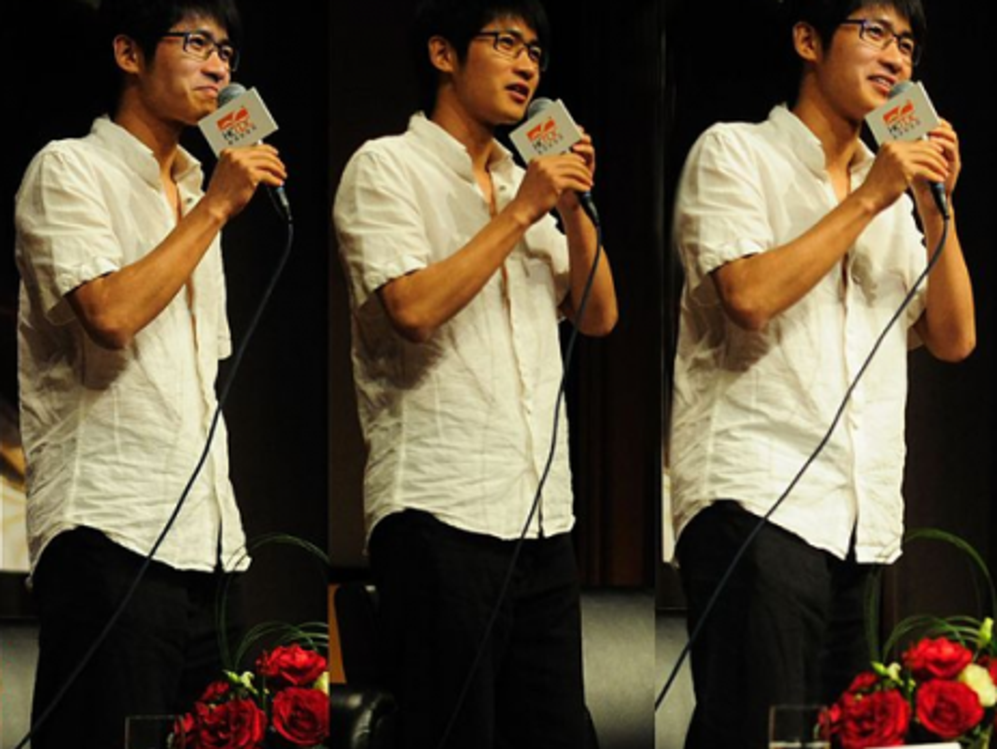 Han Han (3X) at the Hong Kong Book Fair, 2010 (wikipedia)