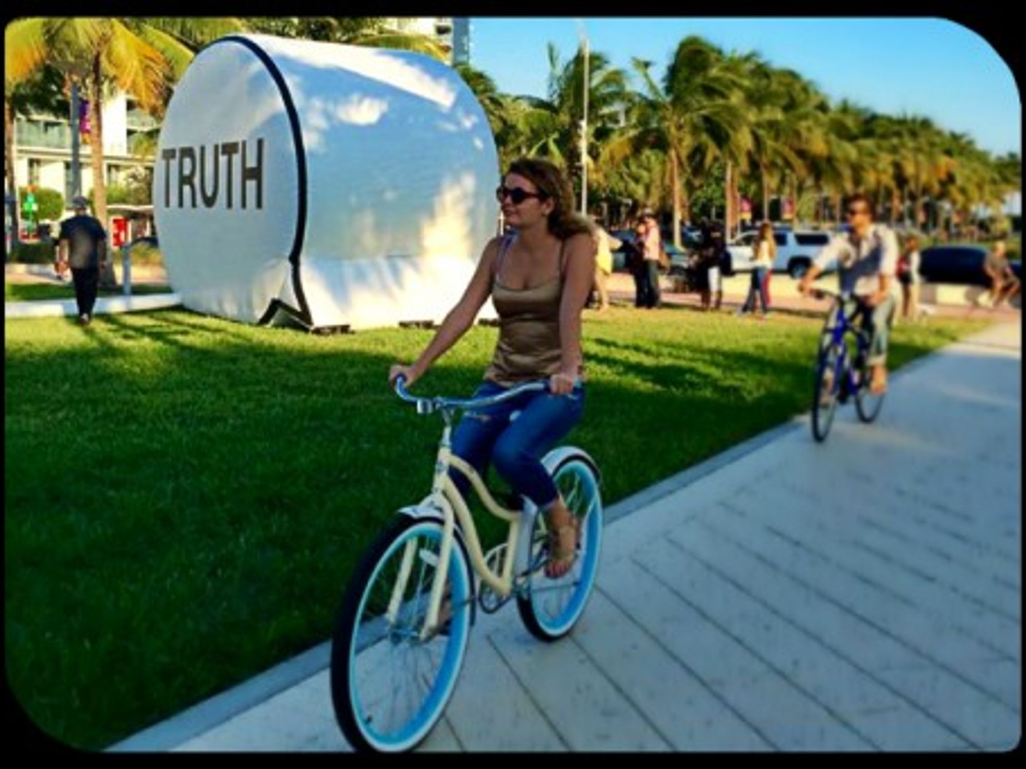 Hank Willis Thomas, Ryan Alexiev and Jim Ricks' "Truth Booth" at Art Basel Miami Beach
