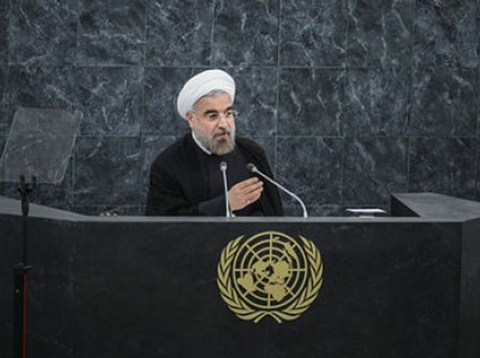 Hassan Rouhani at the UN General Assembly