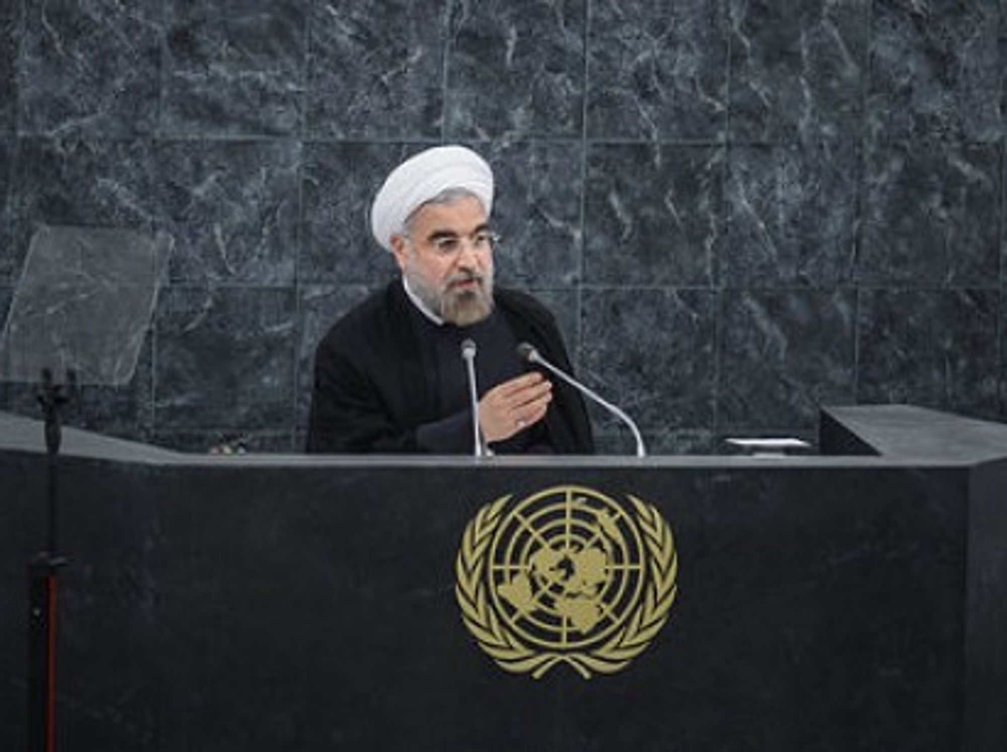 Hassan Rouhani at the UN General Assembly