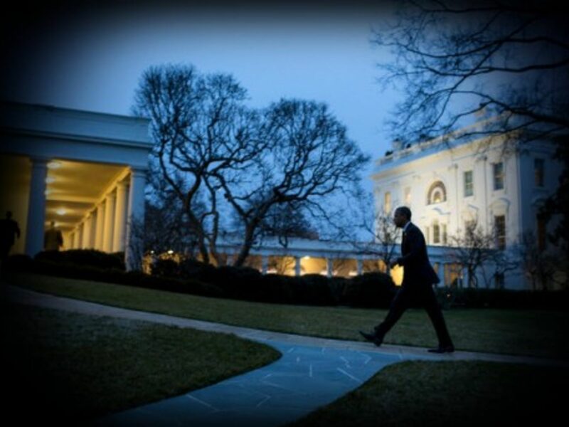 He walks alone