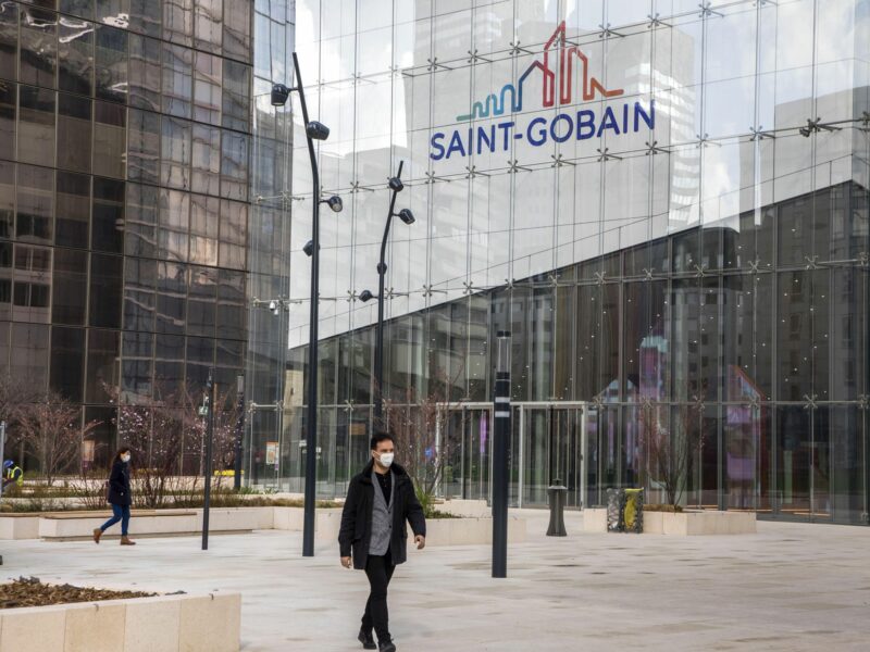 Head office skyscraper of the French multinational Saint Gobain