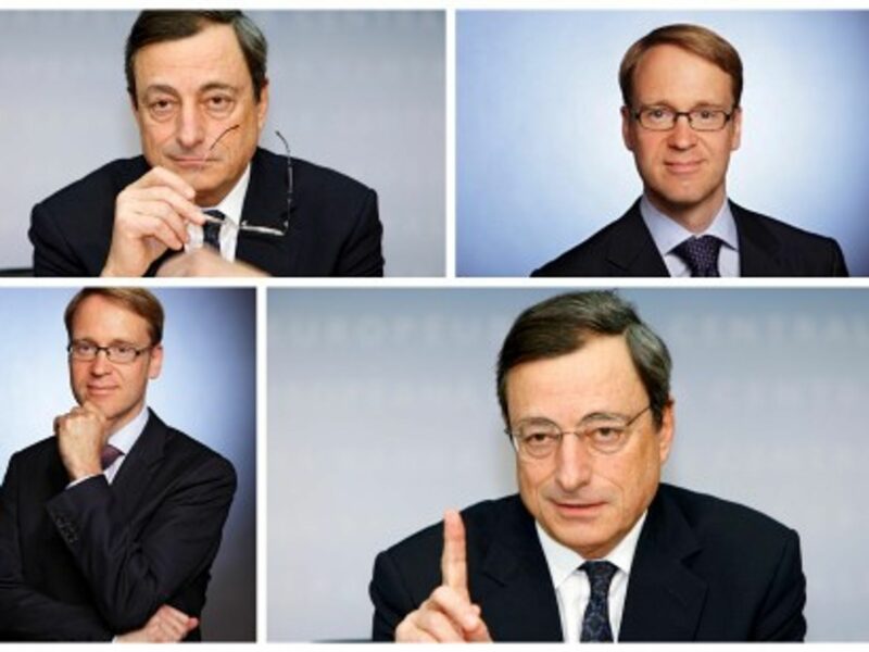 Head to head: Draghi and Weidmann