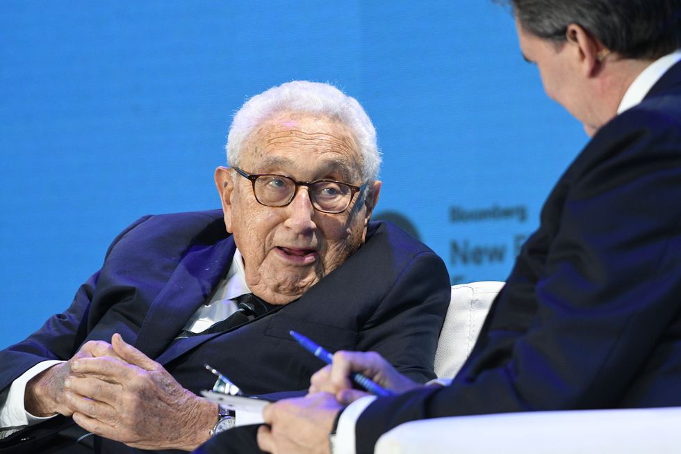 Henry Kissinger at a conference on Nov 6, 2018.