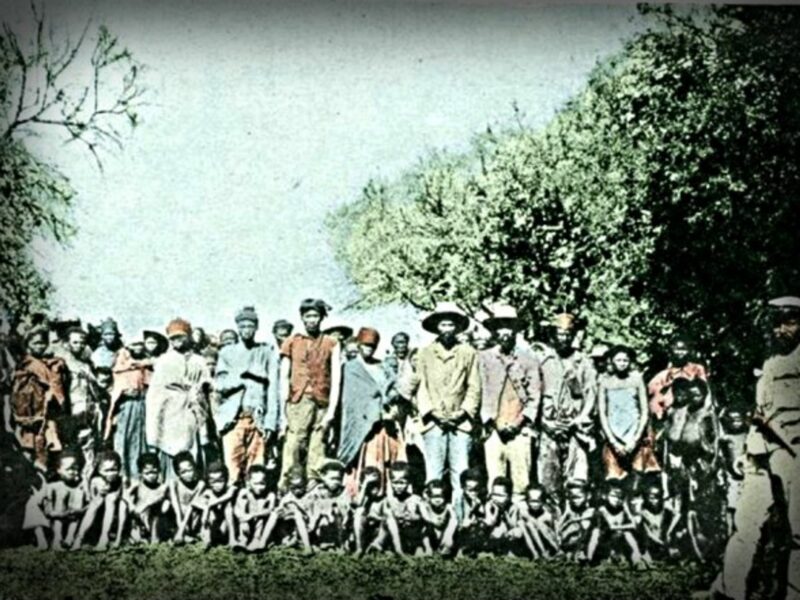 Herero war prisoners circa 1898