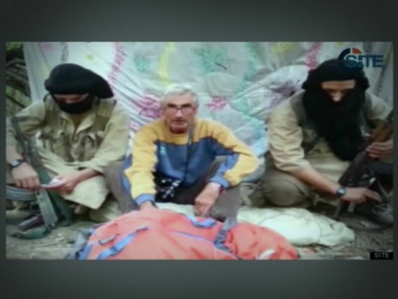 HervÃ© Gourdel and his captors in Algeria before the French tour guide was beheaded