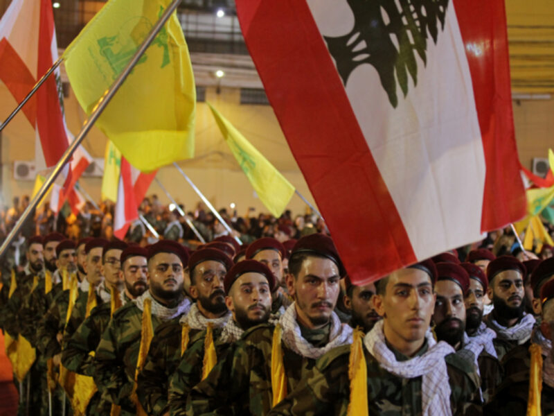 Hezbollah parade in Beirut, Lebanon, on May 31