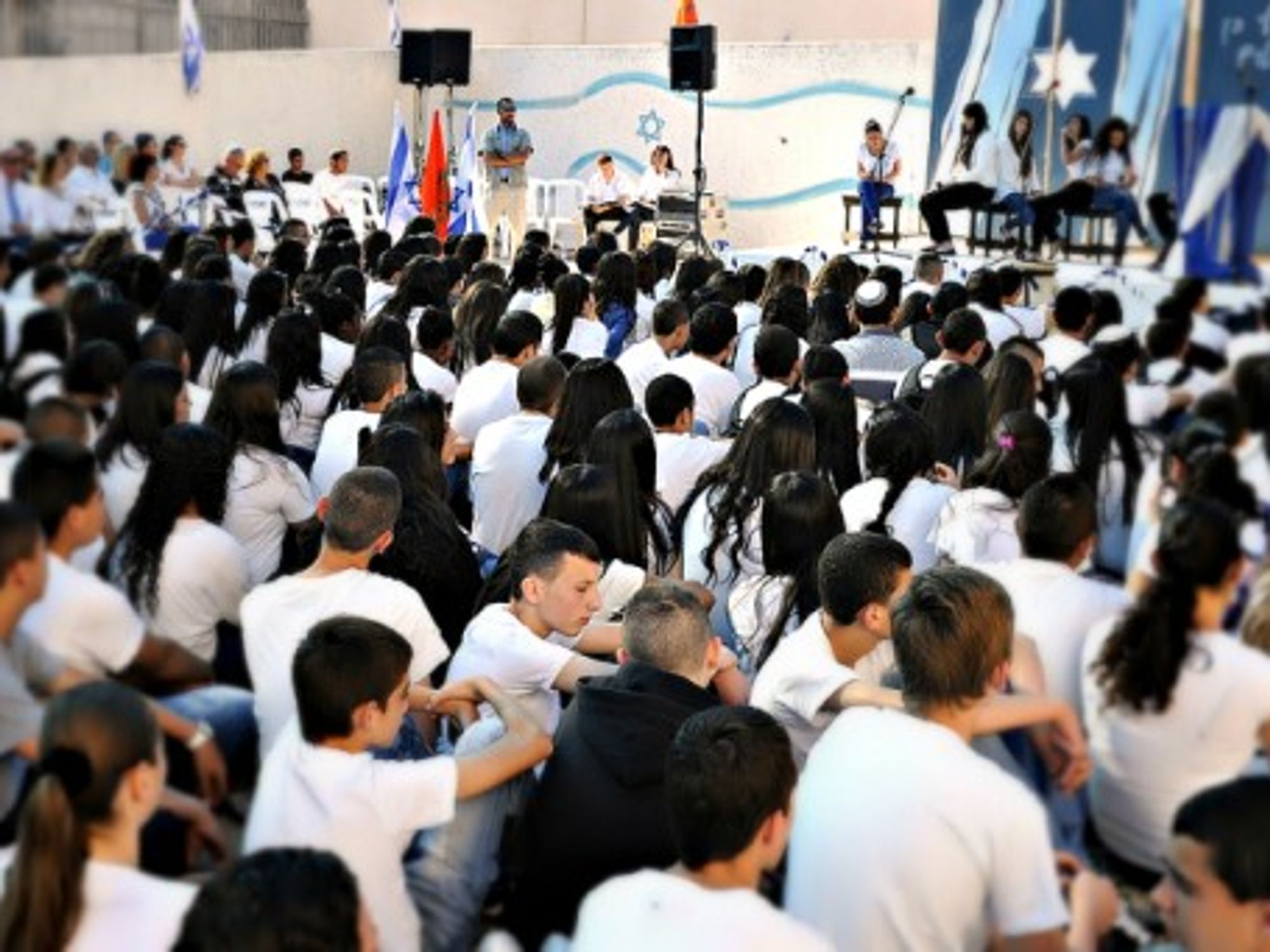 High school students in Ramla