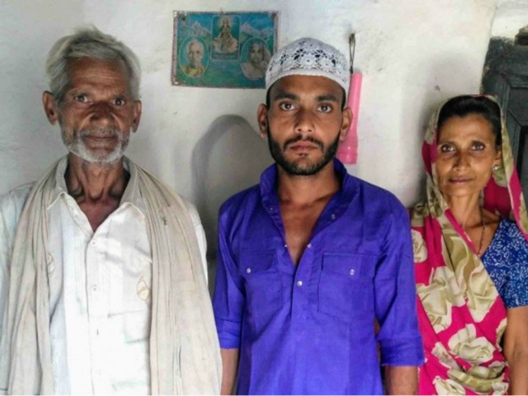 Hindu and Muslim residents of Sadhan