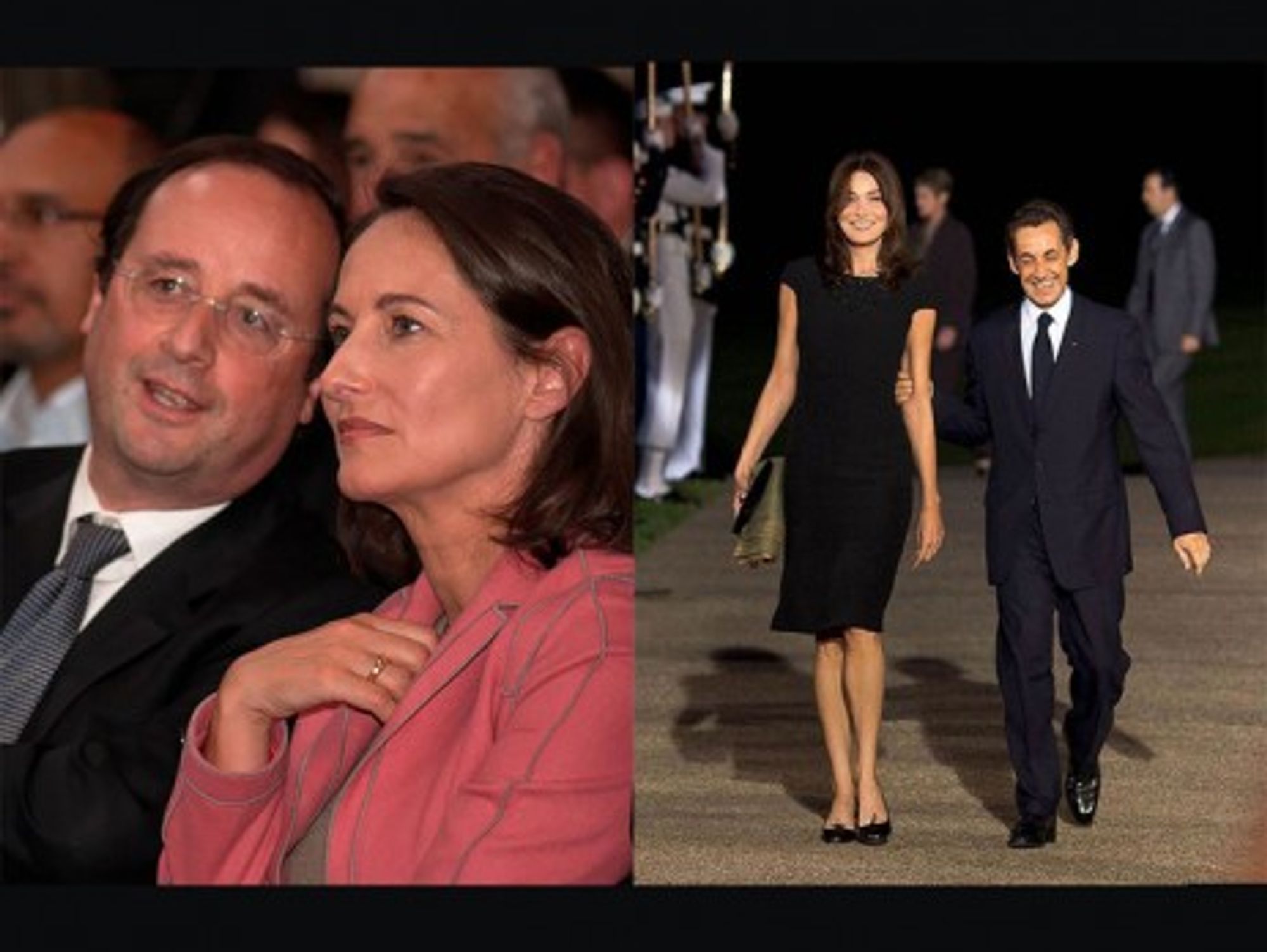 Hollande/Royal (2007), Bruni/Sarkozy (2009)