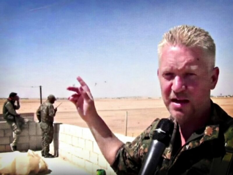 Hollywood actor turned YPG volunteer Michael Enright