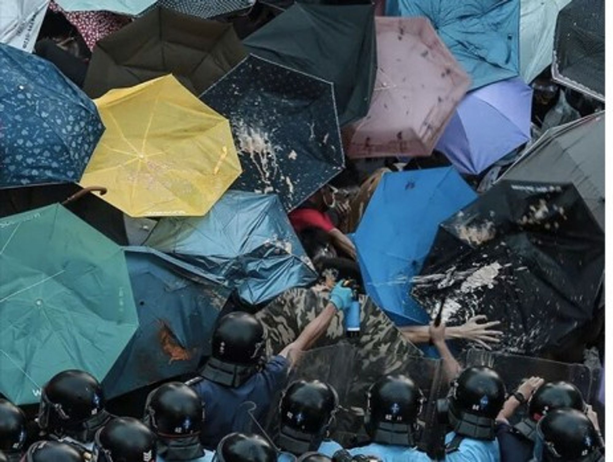 Hong Kong protesters
