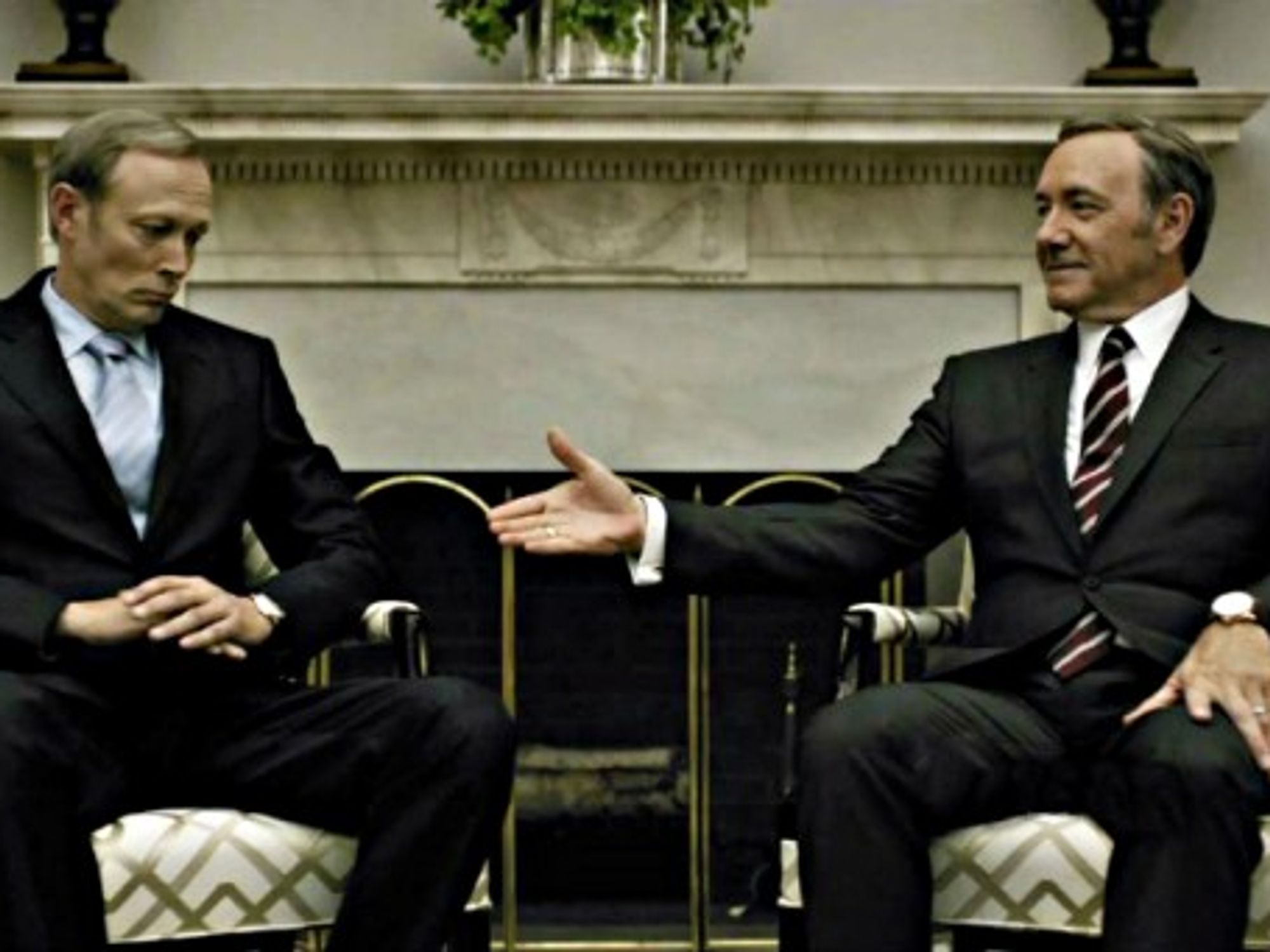 House of Cards' Russian President Petrov and U.S. President Underwood