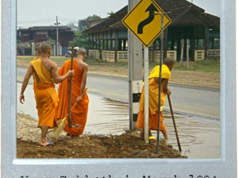 How Did The Monk Cross The Road?