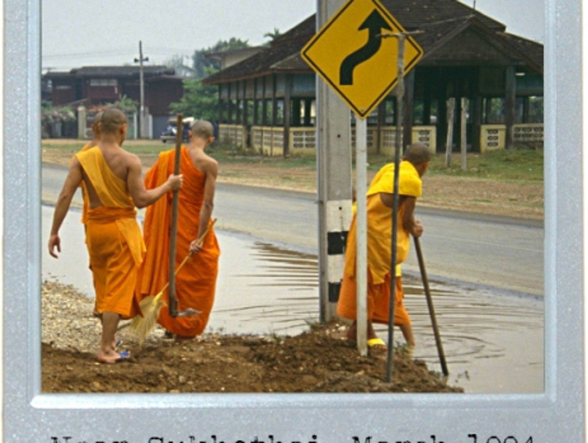 How Did The Monk Cross The Road?
