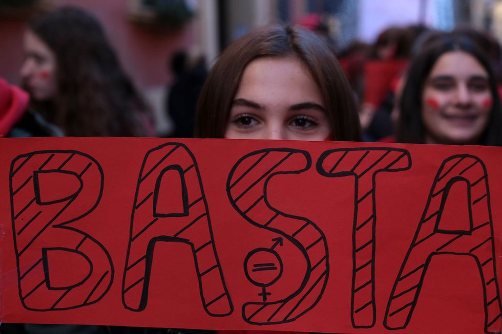 Hundreds of thousands of people took part in protests across Italy for the International Day for the Elimination of Violence against Women after the murder of Giulia Cecchettin