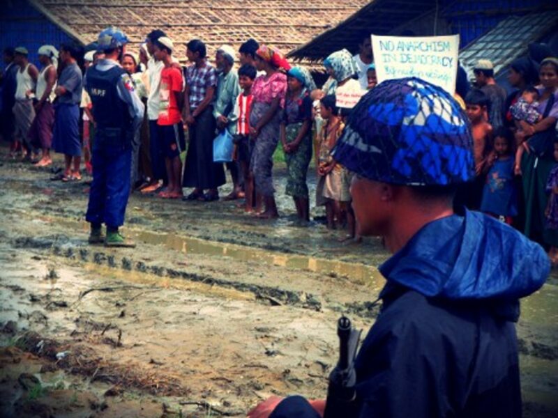 Hundreds of thousands of Rohingya are constrained â€œtemporarilyâ€ in makeshift camps